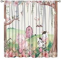 Algopix Similar Product 14 - Kid Forest Animal CurtainsCartoon