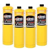 Algopix Similar Product 9 - Pack of 4 BLUEFIRE Modern MAPP Gas