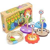 Algopix Similar Product 18 - Jungle Ring Toss Game IndoorOutdoor