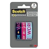 Algopix Similar Product 5 - Scotch Expressions Washi Tape 3 Rolls