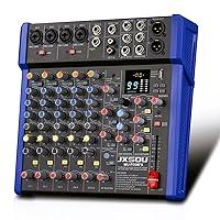 Algopix Similar Product 14 - JXSOU MUP DJ Mixer Audio Mixer