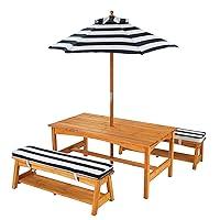 Algopix Similar Product 17 - KidKraft Outdoor Wooden Table  Bench