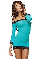 Algopix Similar Product 2 - Dreamgirl Womens Stretch Mesh Dress