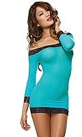 Algopix Similar Product 2 - Dreamgirl Womens Stretch Mesh Dress