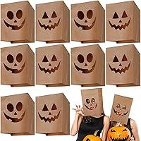 Algopix Similar Product 17 - MotiMind 12 Pcs Halloween Pumpkin Mask