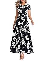Algopix Similar Product 1 - ZABERRY Women Summer Dress Short Sleeve