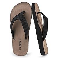 Algopix Similar Product 18 - riemot Mens FlipFlops Classical Thongs