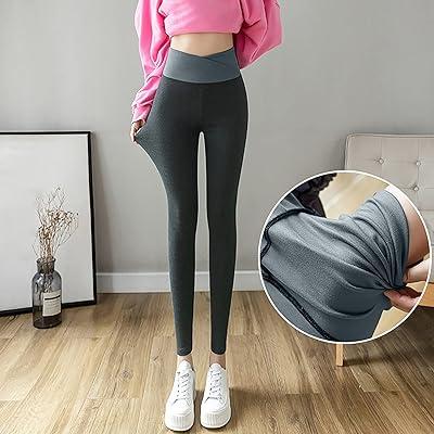 Womens Warm Sherpa Fleece Lined Leggings Winter Pants High Waist Stretchy  Thick Cashmere Leggings Plush Warm Thermal Pants at  Women's Clothing  store