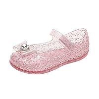 Algopix Similar Product 8 - Jelly Shoes for Girls Soft Soled Pearl