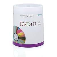 Algopix Similar Product 5 - Memorex DVD plus R 16x 47GB 100 Pack