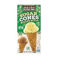 Algopix Similar Product 15 - Lets Do Gluten Free Sugar Cones Rolled