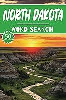 Algopix Similar Product 2 - North Dakota Word Search 50 USA