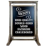 Algopix Similar Product 4 - Rustic Handcrafted Chalkboard Sign