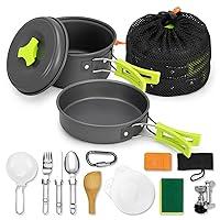 Algopix Similar Product 5 - Rlrueyal 15pcs Camping Cookware Mess