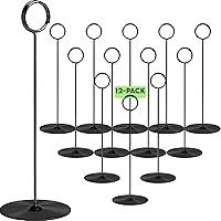 Algopix Similar Product 2 - 12 Pieces Metal Table Number Holders 8