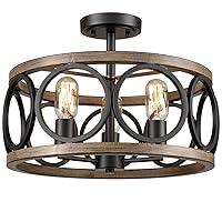 Algopix Similar Product 19 - TEENYO Farmhouse Ceiling Light Fixture