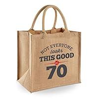Algopix Similar Product 11 - 70th Birthday Gift Bag Keepsake for