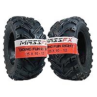 Algopix Similar Product 11 - MASSFX 25x1012 Rear Tire Set 2 for
