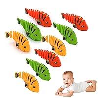 Algopix Similar Product 3 - Cohbskj Plastic WindUp Wiggle Fish