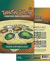 Algopix Similar Product 13 - Tabletop Tokens - Trees and Rocks Set