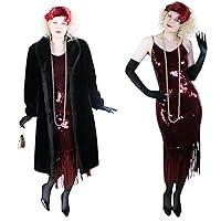 Algopix Similar Product 5 - Flapper Costume Vintage 6 Piece