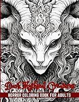 Algopix Similar Product 8 - Dark Mythical Creatures Horror Coloring