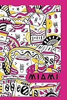 Algopix Similar Product 4 - Miami Doodle Style Notebook Vibrant