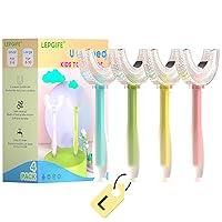 Algopix Similar Product 9 - LEPGIFE U Shaped Kids Toothbrush 4