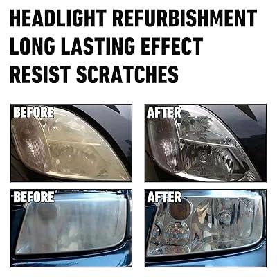 Car Headlight Cleaner and Restorer Spray Kit, Car Headlights Restoration  Kit, Headlight Clear Coating Scratch Eraser Spray, Head Light Lens  Restoring