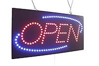 Algopix Similar Product 9 - Open Sign 24 with Blue Oval TOPKING