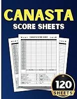 Algopix Similar Product 20 - Canasta Score Sheets 120 Score Pads