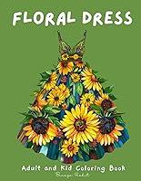 Algopix Similar Product 3 - Floral Dresses Dress Coloring Book for