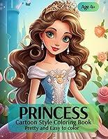 Algopix Similar Product 12 - Princess Coloring Book Cartoon Style