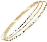 Algopix Similar Product 17 - 14k gold filled Bangles hammered slip