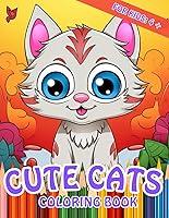 Algopix Similar Product 12 - Cute Cats Coloring Book 50  Fun And