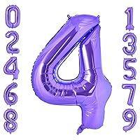 Algopix Similar Product 19 - Vonokee 40 Inch Purple Giant Number