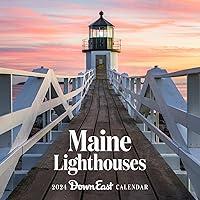 Algopix Similar Product 16 - 2024 Maine Lighthouses Wall Calendar