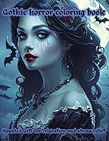 Algopix Similar Product 8 - Gothic horror coloring book Haunted