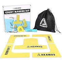 Algopix Similar Product 17 - AKAWAV Pickleball Court Markers