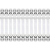 Algopix Similar Product 2 - Boao 12 Pieces Bed Sheet Clips Straps