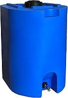 Algopix Similar Product 1 - Blue 55 Gallon Water Storage Tank by