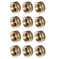 Algopix Similar Product 13 - HQMPC Brass Hose Cap Garden Hose End