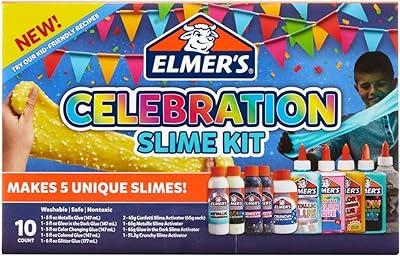  Elmers Glue Slime Kit, Dinosaur Night, Makes Color