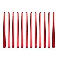 Algopix Similar Product 3 - Mega Candles 12 pcs Unscented Red Taper