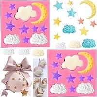 Algopix Similar Product 5 - Moon and Star Molds Silicone Cloud