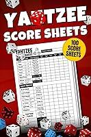 Algopix Similar Product 4 - Yahtzee Score Sheets 100 Score Pages