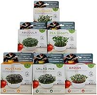 Algopix Similar Product 5 - Mini Microgreens Growing Kit  Variety