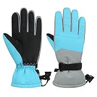 Algopix Similar Product 11 - Durio Kids Snow Gloves Waterproof