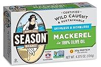 Algopix Similar Product 4 - Season Mackerel in Olive Oil  Skinless