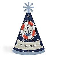 Algopix Similar Product 18 - Ahoy  Nautical  Cone Happy Birthday